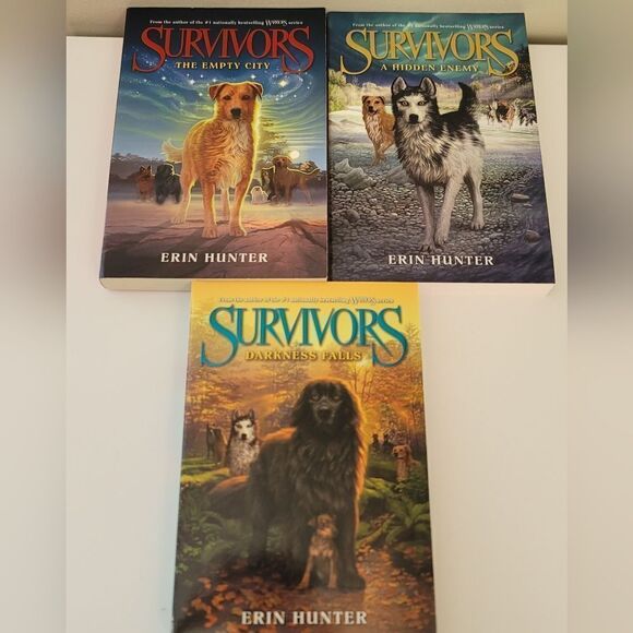 Survivors Book Set Erin Hunter Warriors Author Books 1-3 #481 - Picture 11 of 12